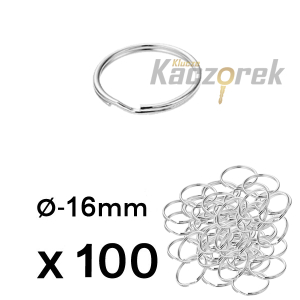 Kółka do kluczy 034 - zwykłe - 100 sztuk